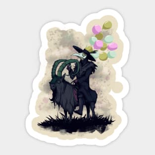 Plague Balloons Sticker